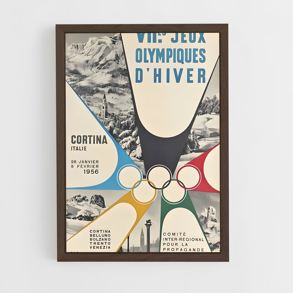 Poster Winter olympics – affiche Jeux Olympiques (vue 5)